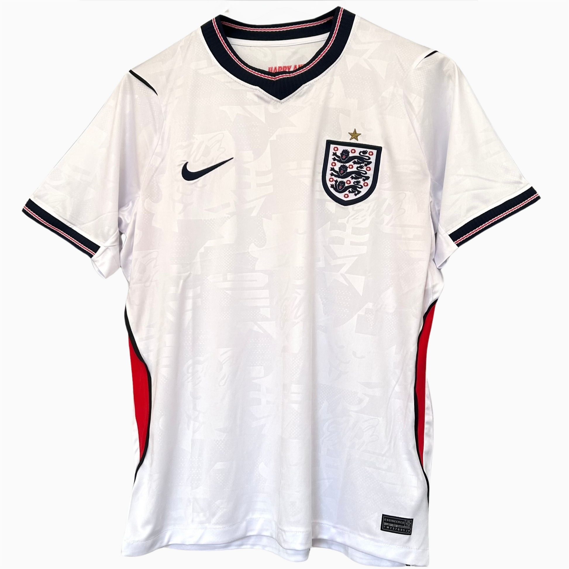 England home kit 2026 by ELVN, featuring the official team jersey with team logo and design elements, laid flat.
