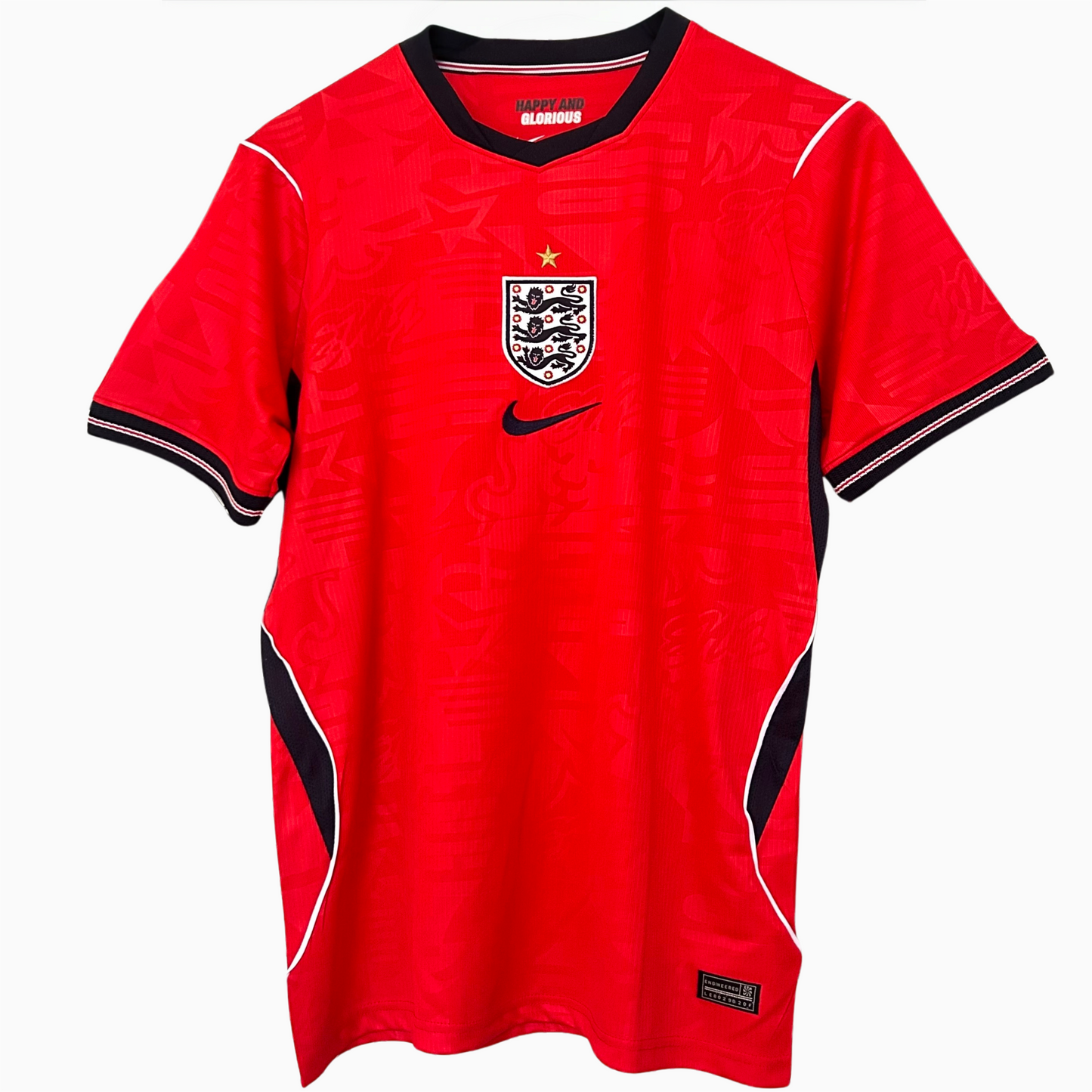 England away football kit 2026 by ELVN featuring the team jersey with blue and white design and team logo.