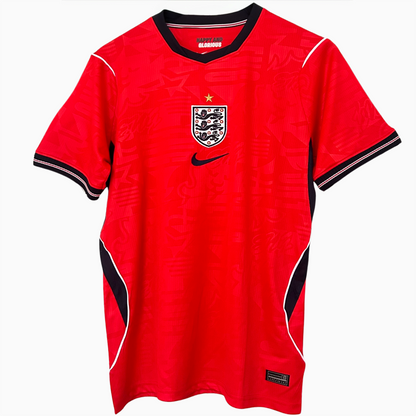 England away football kit 2026 by ELVN featuring the team jersey with blue and white design and team logo.