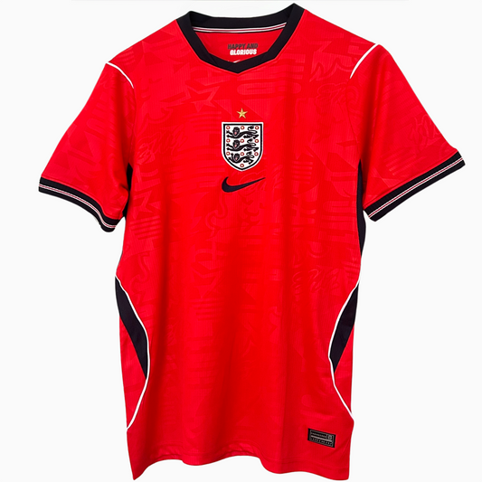 England away football kit 2026 by ELVN featuring the team jersey with blue and white design and team logo.