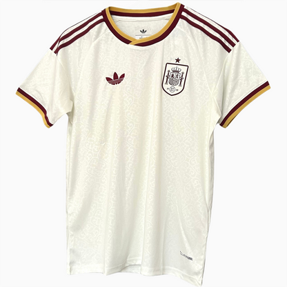 ELVN Spain Away Kit 2026 football jersey displayed, featuring team colors and design details.