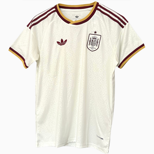 ELVN Spain Away Kit 2026 football jersey displayed, featuring team colors and design details.