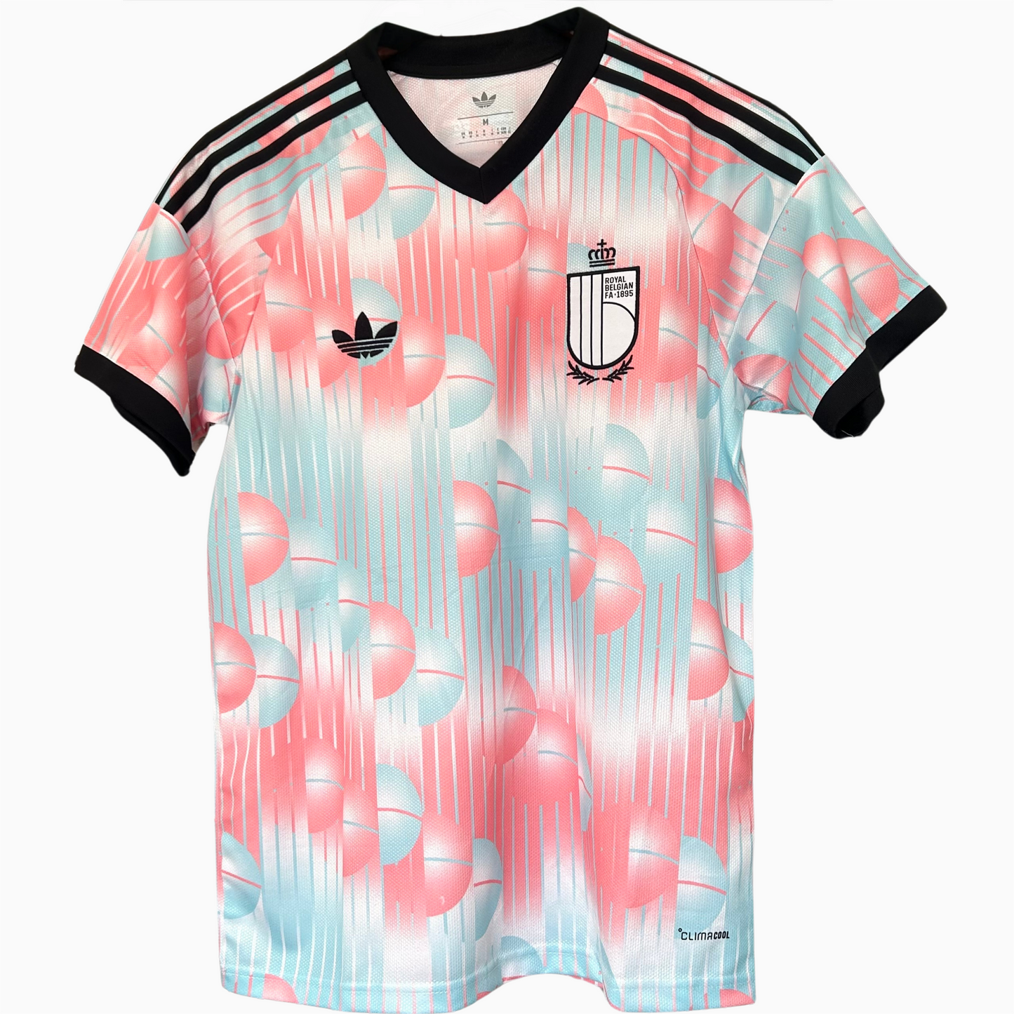 Belgium away soccer kit for 2026 by ELVN, featuring the team’s jersey with blue and red accents and national emblem.