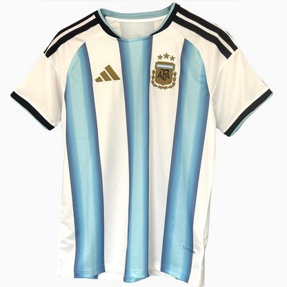 Argentina home football kit 2026 by ELVN, featuring the team jersey with national team colors and emblem.