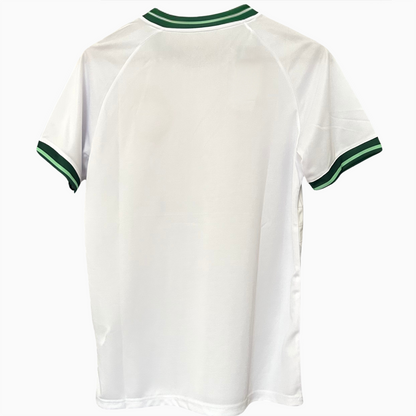 ELVN Celtic third kit 2026/27 featuring green and white jersey with team logo and modern design elements.