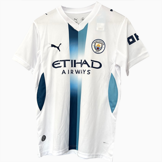 Manchester City third kit 2026/27 by ELVN featuring the stylish football jersey with team crest and modern design elements.