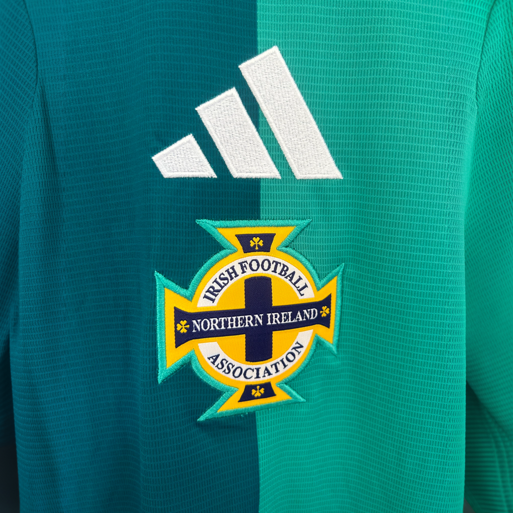 Northern Ireland home football kit 2026 by ELVN, featuring the official team jersey with team logo and design details.