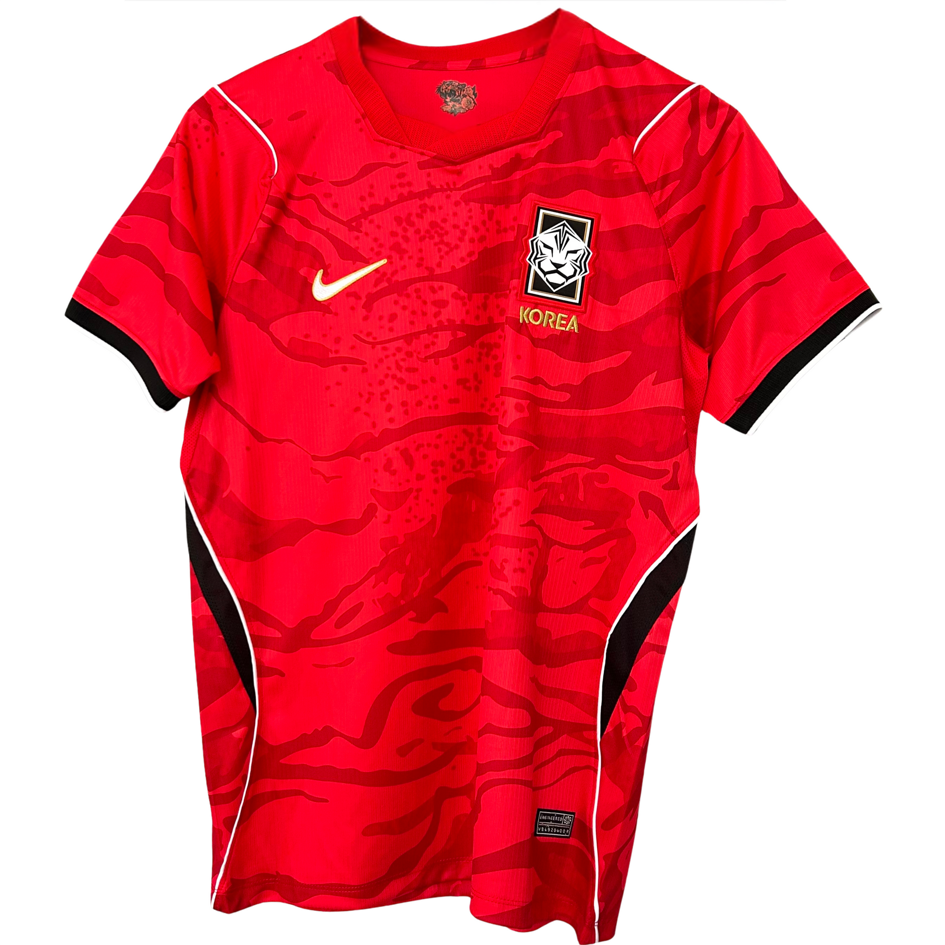 South Korea 2026 home soccer kit by ELVN, featuring team jersey with national flag and team logo on front.