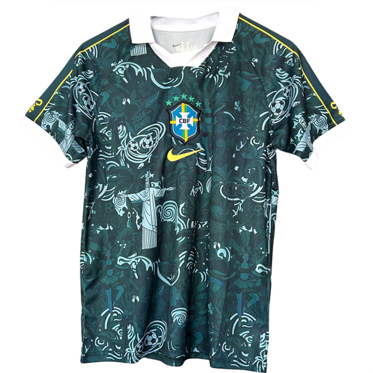 ELVN Brazil Heritage Kit featuring colorful traditional clothing and cultural accessories in a vibrant display.