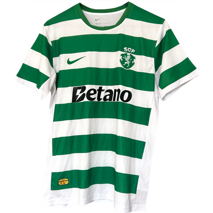 ELVN Sporting CP home kit 2025/26 featuring the team jersey with club logo and design details, displayed on a neutral background.