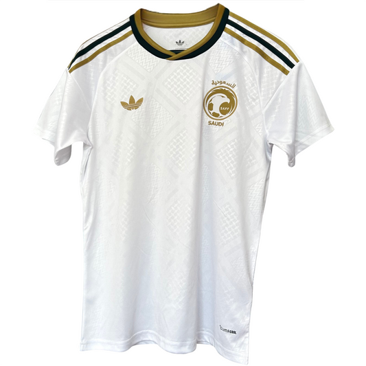 Saudi Arabia away football kit 2026 by ELVN, featuring the team’s jersey with official design and team logo.