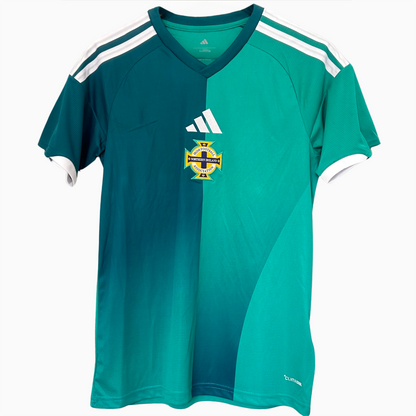 Northern Ireland home soccer kit 2026 by ELVN, featuring the team jersey with national colors and design details.