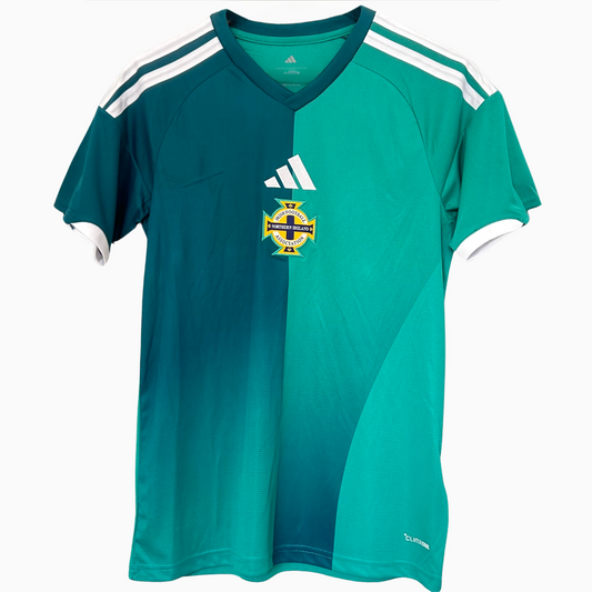 Northern Ireland home soccer kit 2026 by ELVN, featuring the team jersey with national colors and design details.