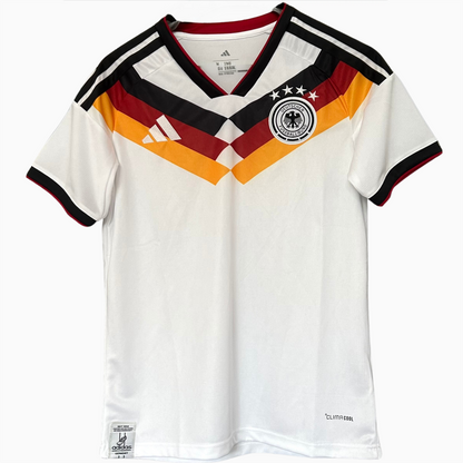 Germany home kit 2026 soccer jersey by ELVN, featuring the national team’s colors and design details.