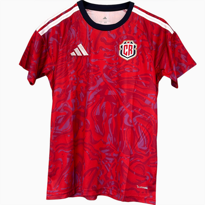 Costa Rica home soccer kit 2026 by ELVN, featuring the team's official jersey design with green and red accents.