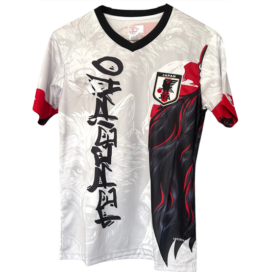 ELVN Japan Wolf Kit featuring a detailed wolf illustration on a natural-colored fabric background