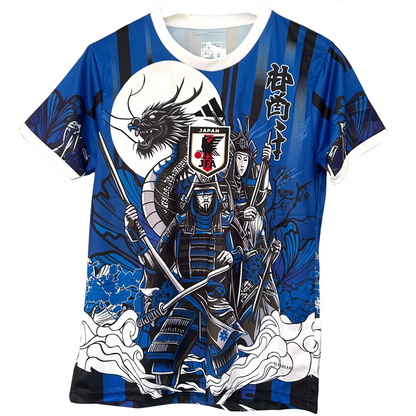 ELVN Japan Samurai Kit featuring traditional samurai armor, helmet, and accessories for cosplay or costume use.