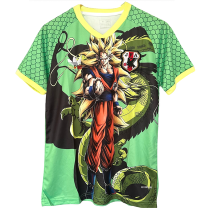 ELVN Japan Green Goku Kit featuring vibrant green and black fabric, detailed stitching, and traditional Japanese design elements.