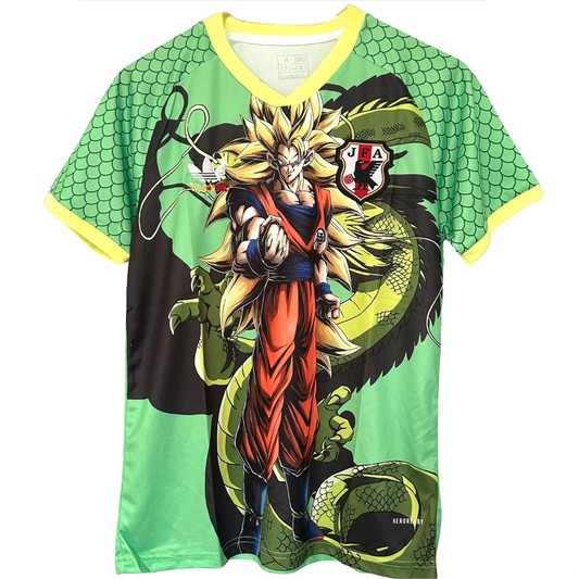 ELVN Japan Green Goku Kit featuring vibrant green and black fabric, detailed stitching, and traditional Japanese design elements.