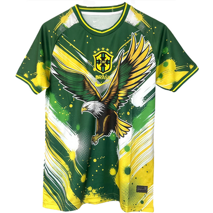 ELVN Brazil Eagle Kit featuring a detailed eagle emblem design on a sleek athletic jersey.