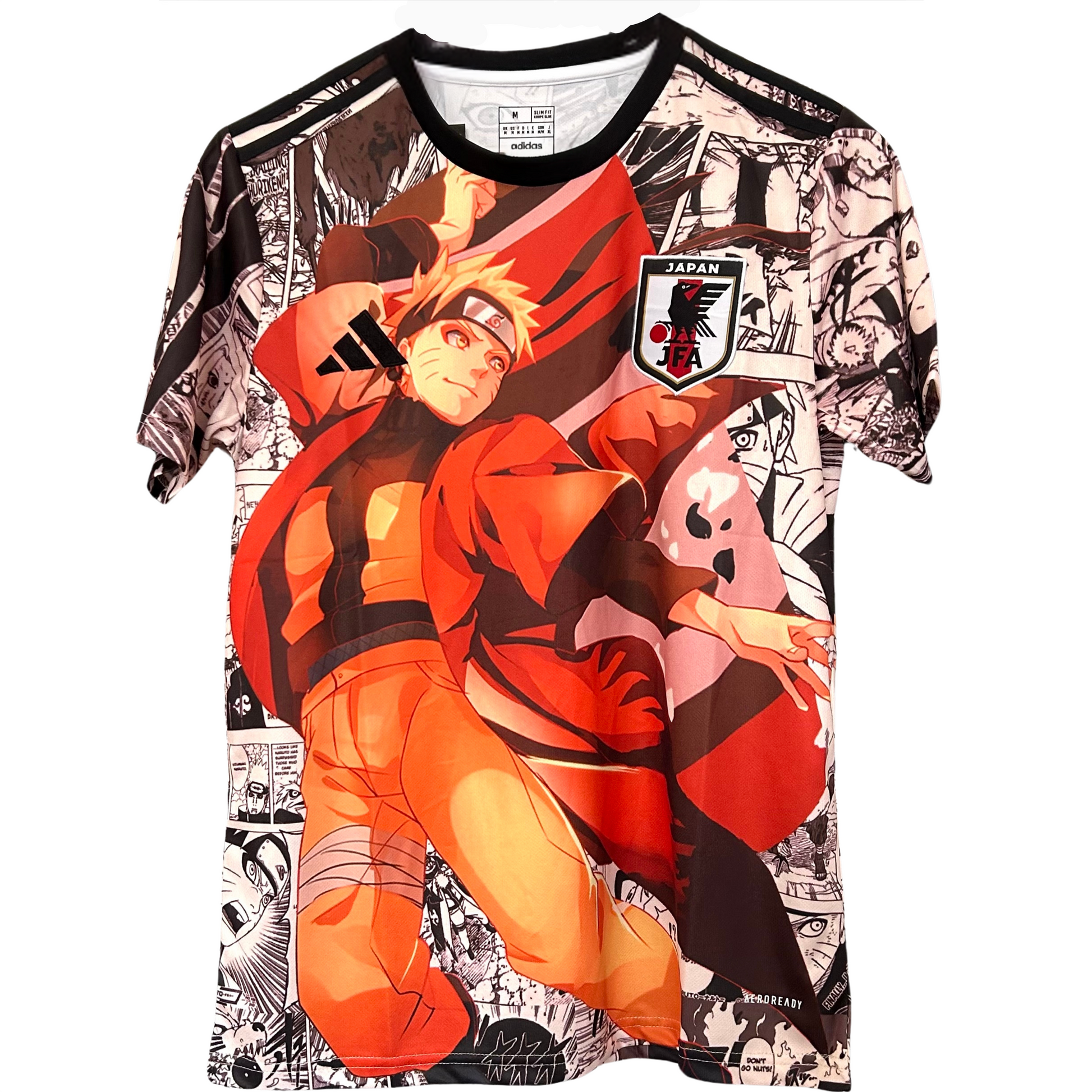 ELVN Japan x Naruto hero kit featuring Naruto character figurine and accessories on a display backdrop.